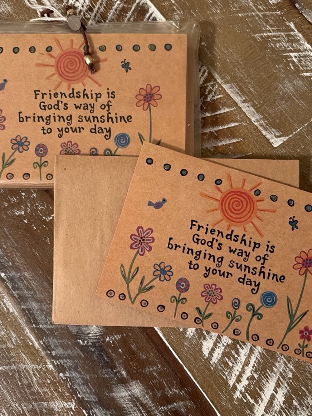 NATURAL LIFE VINTAGE FRIENDSHIP CARDS
